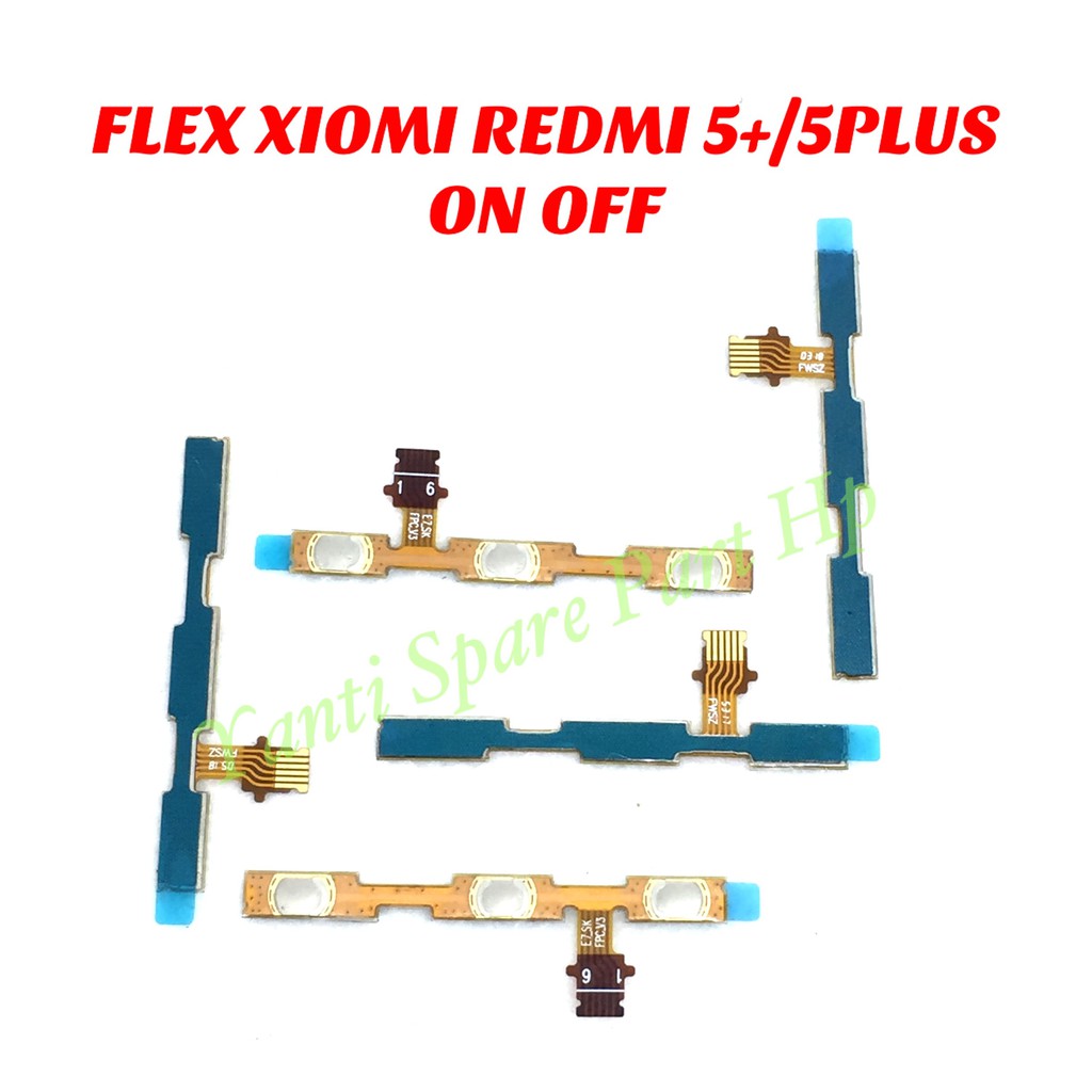 Flexible On Off Xiaomi Redmi 5 Plus Original Terlaris New
