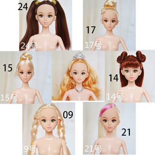  boneka  barbie  Doll BJD Wig Rambut 20 Joint Movable untuk 