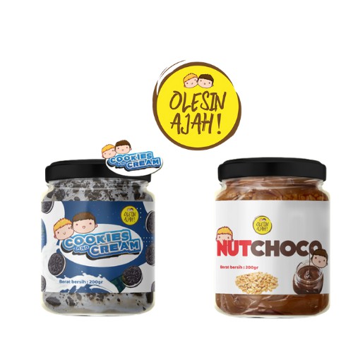 

Promo OlesinAjah Selai Cookies And Cream 200Gr + Nutchoco 200Gr
