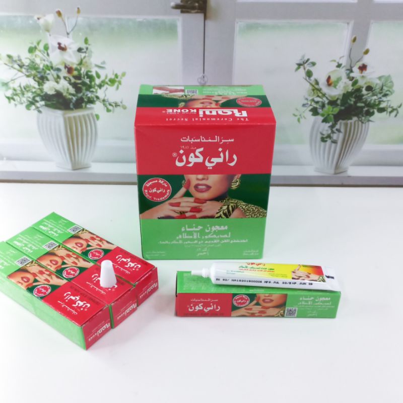 Henna Rani Kone Nail Decoration Paste Kutek Henna Pacar Kuku