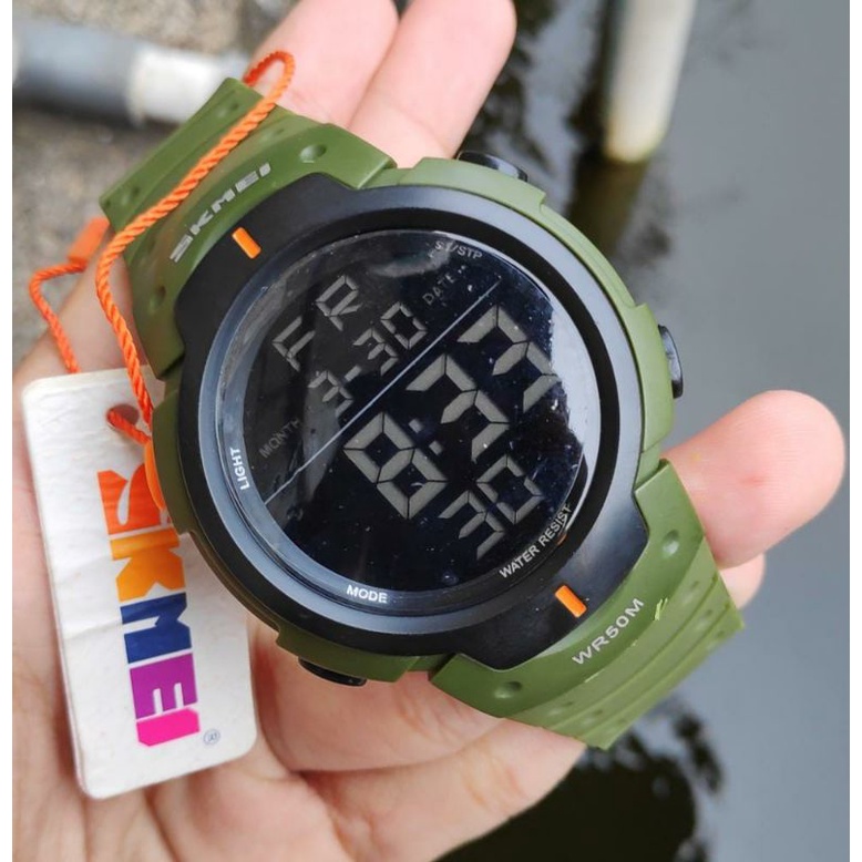 TERVIRAALLLLL!!! Jam Tangan Skmei 1301 Jam Tangan Outdoor Pria Bisa COD Jam Tangan Skmei