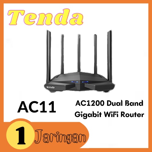 Tenda AC1200 Dual Band Gigabit WiFi Router AC11