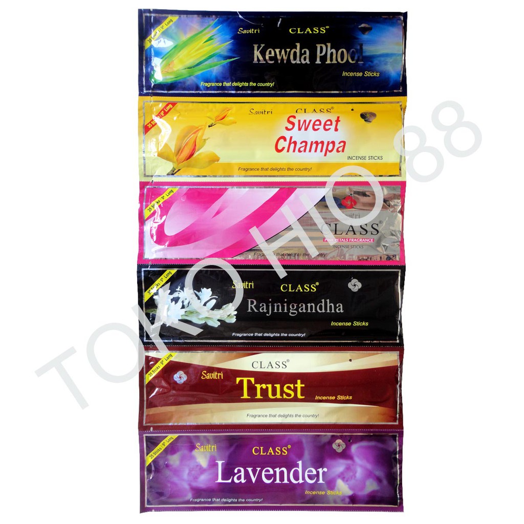 Hio Dupa Wangi India Aromaterapi Merk Savitri 1 Renceng Mix 6 in 1 Incense Sticks Aromateraphy