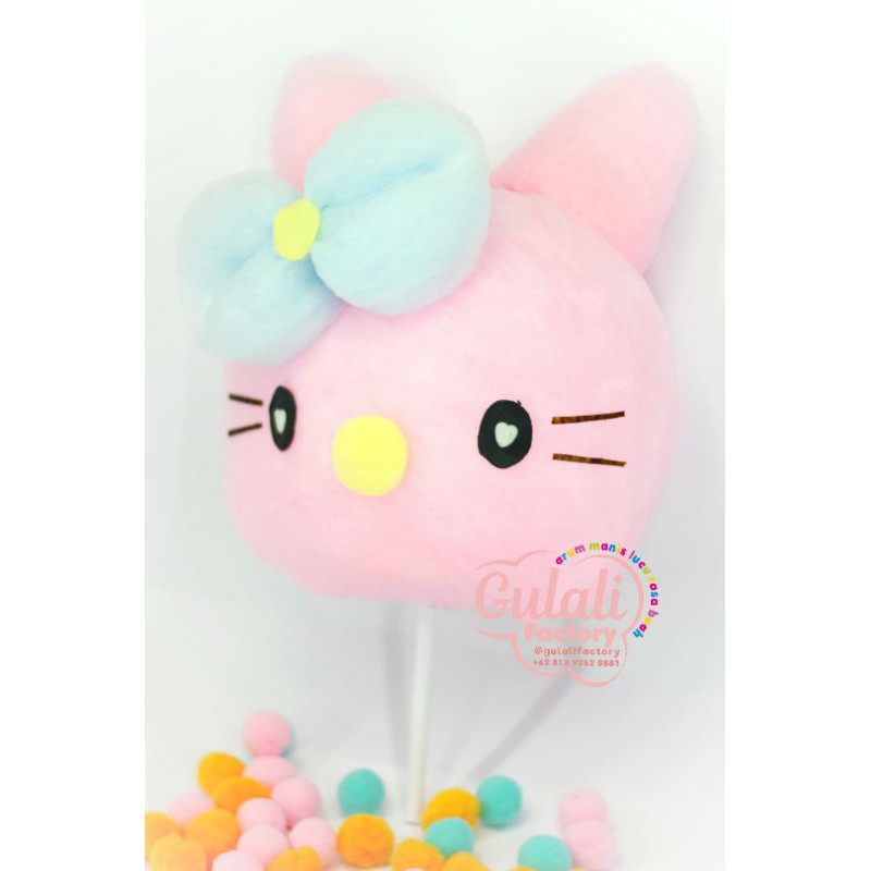 Cotton Candy Stick Arum Manis Gulali Permen Kapas Karakter