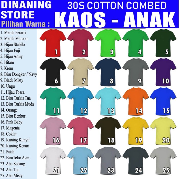 LAKI-LAKI-ANAK-KAOS- KAOS POLOS ANAK PENDEK COTTON COMBED 30S - XS, MERAH -KAOS-ANAK-LAKI-LAKI.