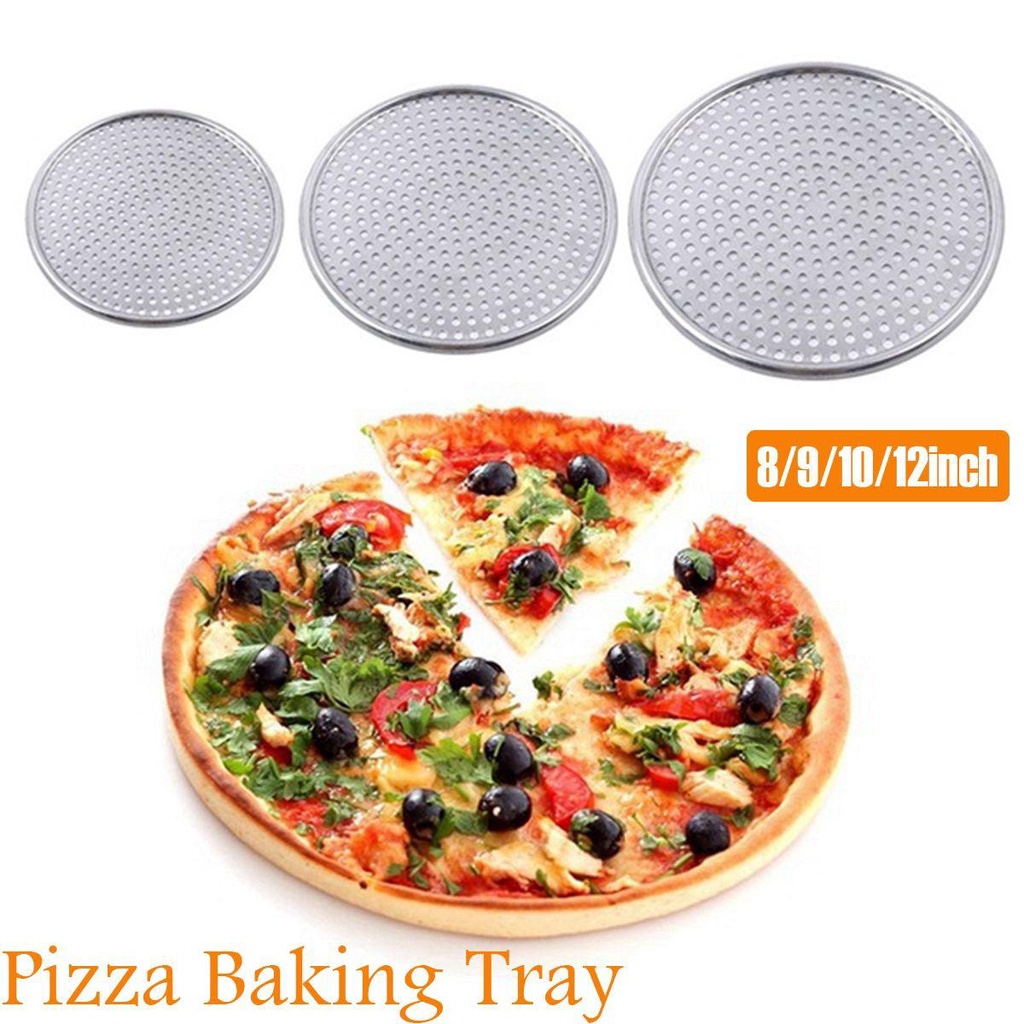 Nickolas1 Pizza Pan Non Stick Perforated Bakeware Oven Dapur Rumah Dengan Lubang