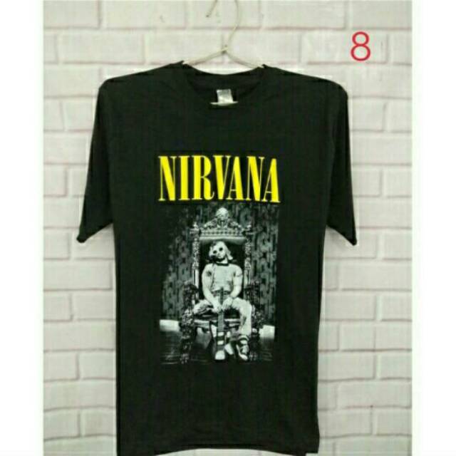 Kaos Musik Nirvana Kurt Cobain