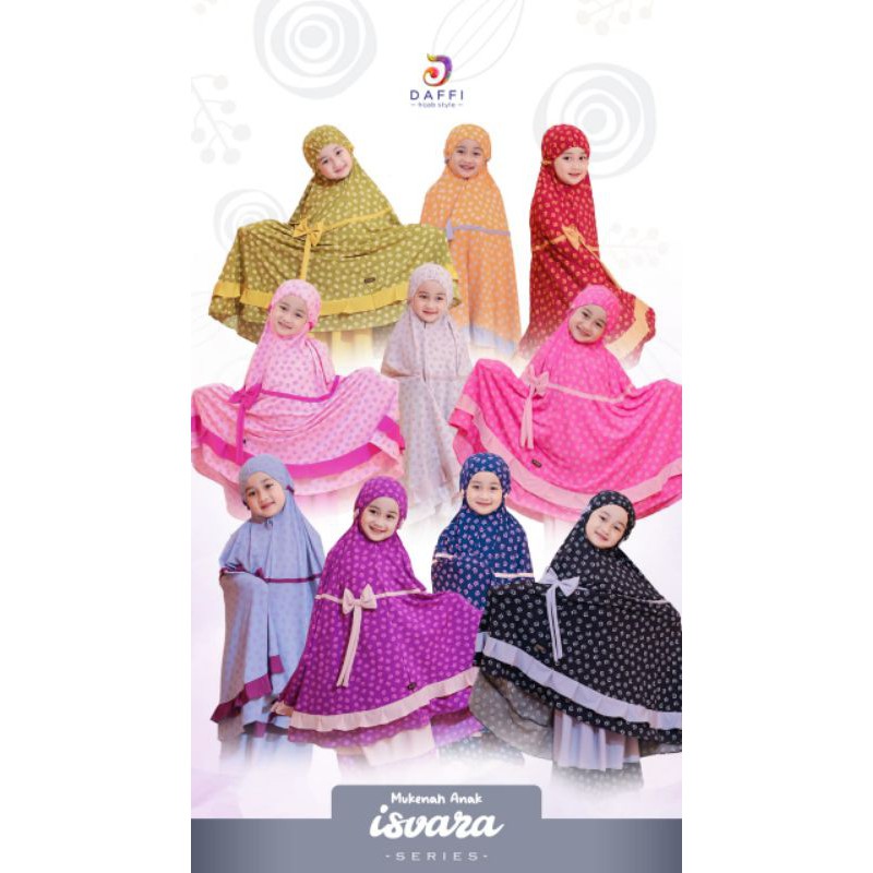 Mukena anak ORI DAFFI ISVARA Super Sale DISKON 40%