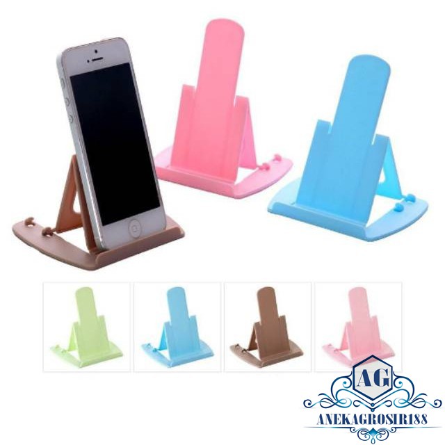 Stand Holder HP Duduk Penyangga HP Lipat / sandaran HP