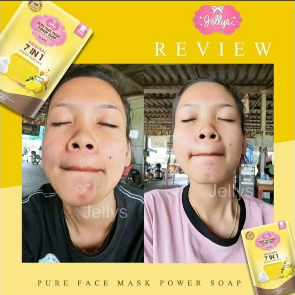 PURE FACE MASK POWER SOAP - SABUN CUCI MUKA PEMUTIH