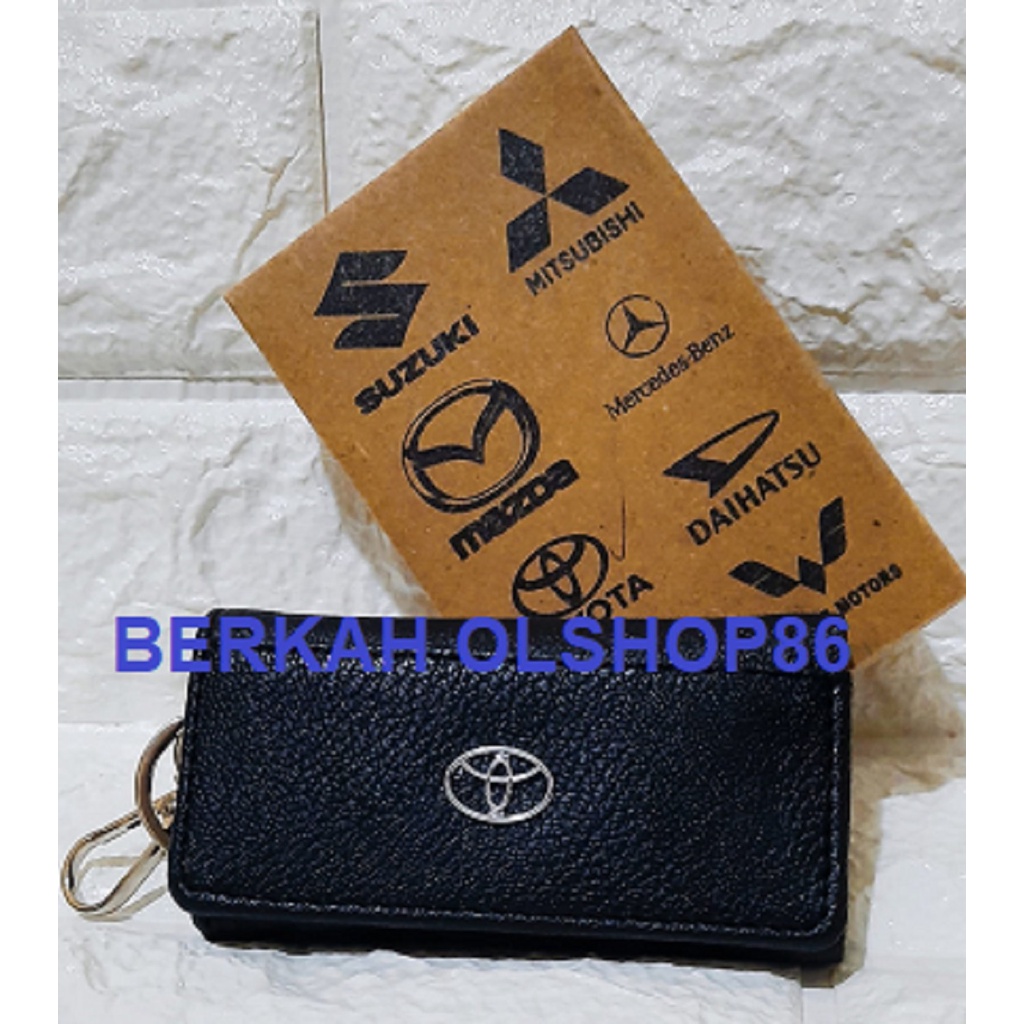 TERMURAH Dompet Mobil Oto TOYOTA STNKDUS PANJANG / Gantungan Kunci Mobil Motor STNK Motif Kulit / MA