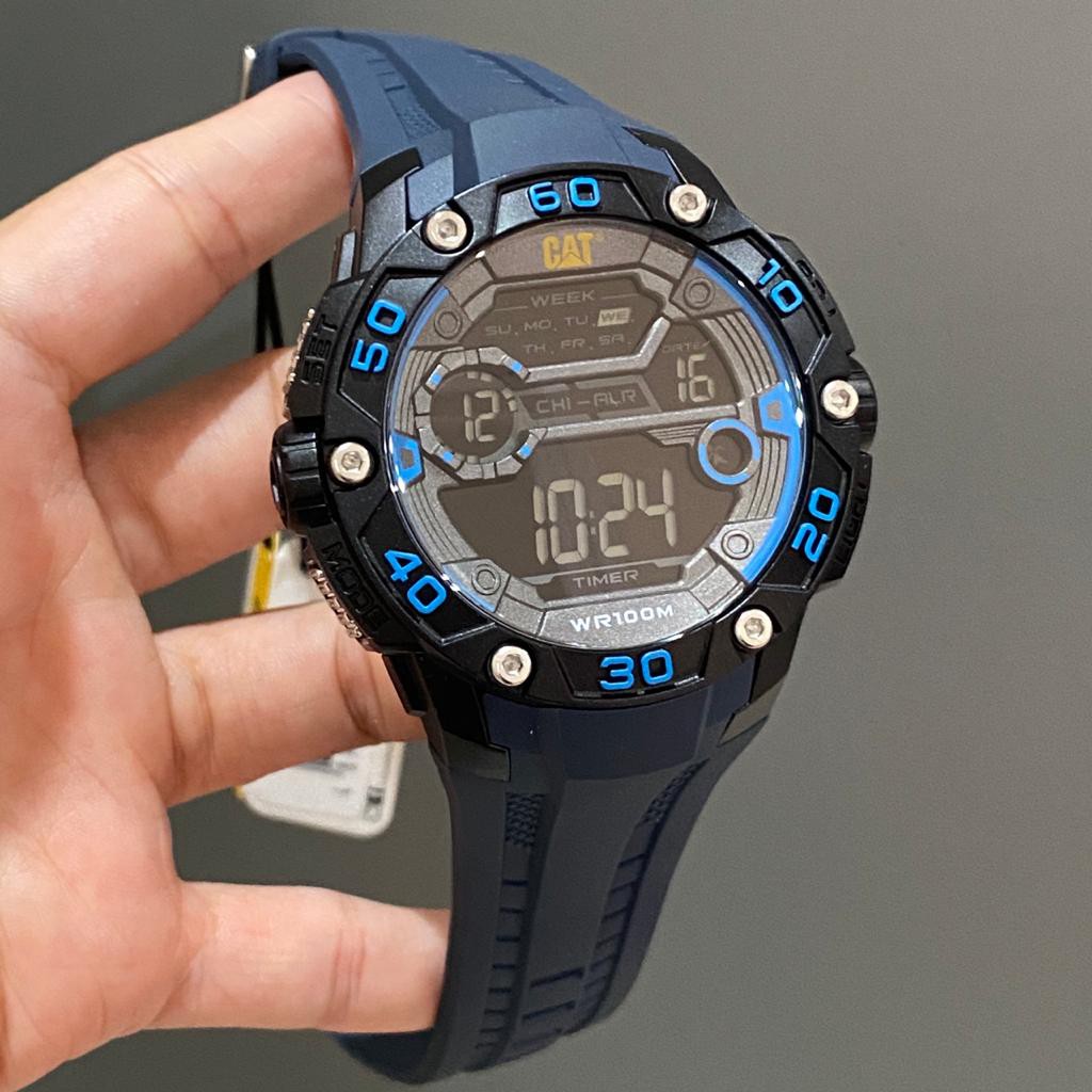 JAM TANGAN PRIA CATERPILLAR CAT 1D.167.26.241 DIGITAL BLACK ORIGINAL