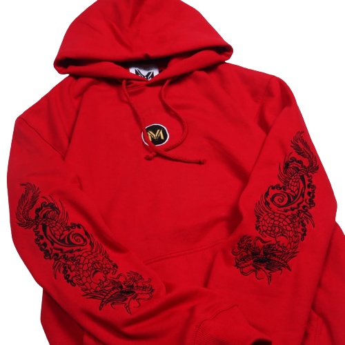 Jaket Sweater Hoodie  MA DRGN EMBROIDERY – Edition Fashion Trendy Casual Pria Good Brand Quality