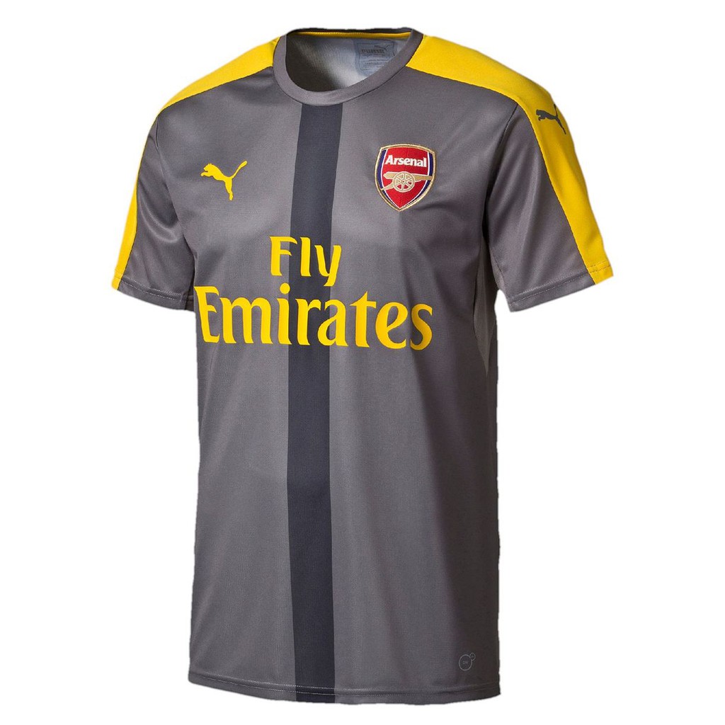 Jersey Arsenal Training Yellow New Grade Ori Shopee Indonesia