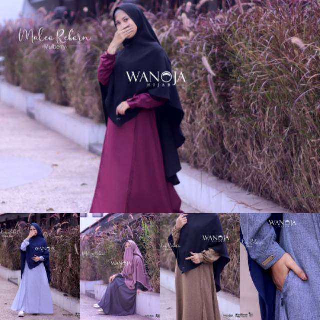 Gamis/dress busui katun madina Maleo Reborn dress by wanoja