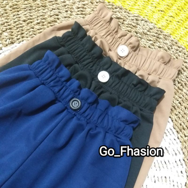 CELANA HIGH WAIST_CELANA PANJANG KULOT KANCING DEPAN HIGWAIST /CELANA PANJANG WANITA KEKINIAN TRENDY-3