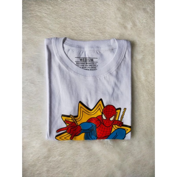 Baju Anak karakter Baju anak motif baju spiderman Kaos anak laki laki