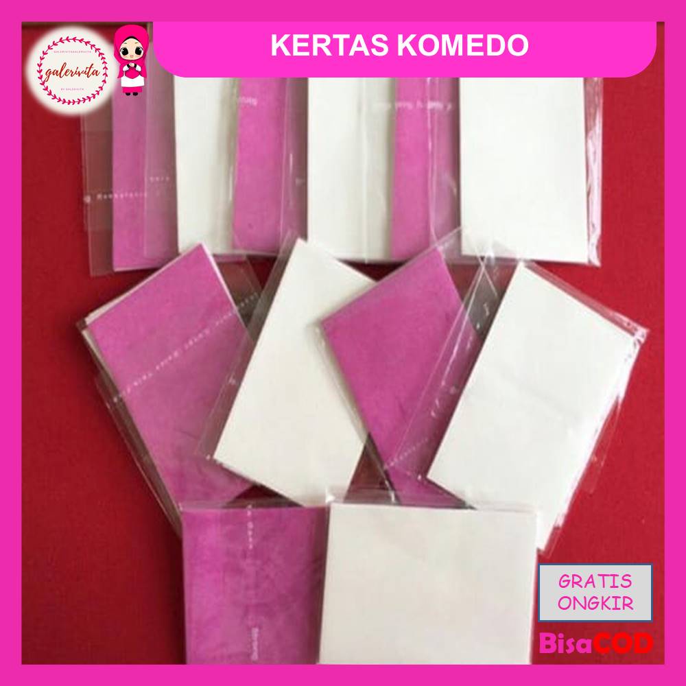 Kertas Komedo / Paper Mask Step / Kertas Penghilang Komedo Wajah