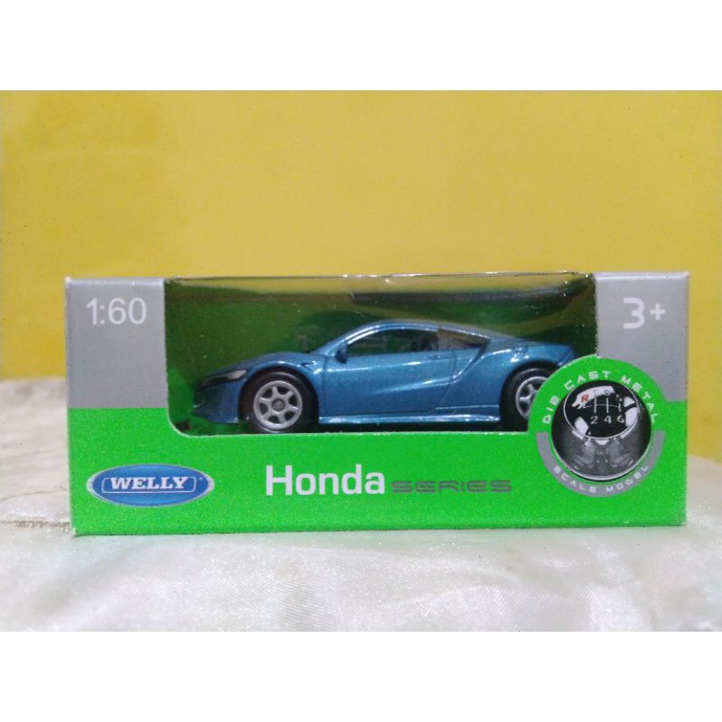 diecast welly mobil honda NSX 1:60 miniatur murah