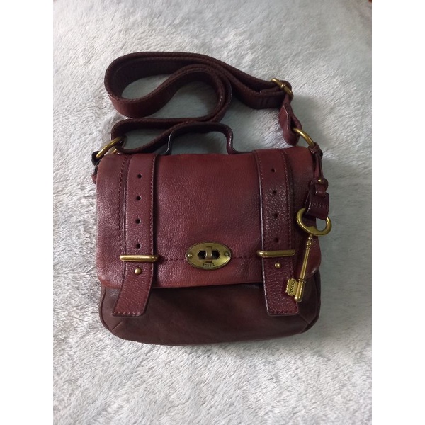 tas fossil masson patchwork crossbody preloved