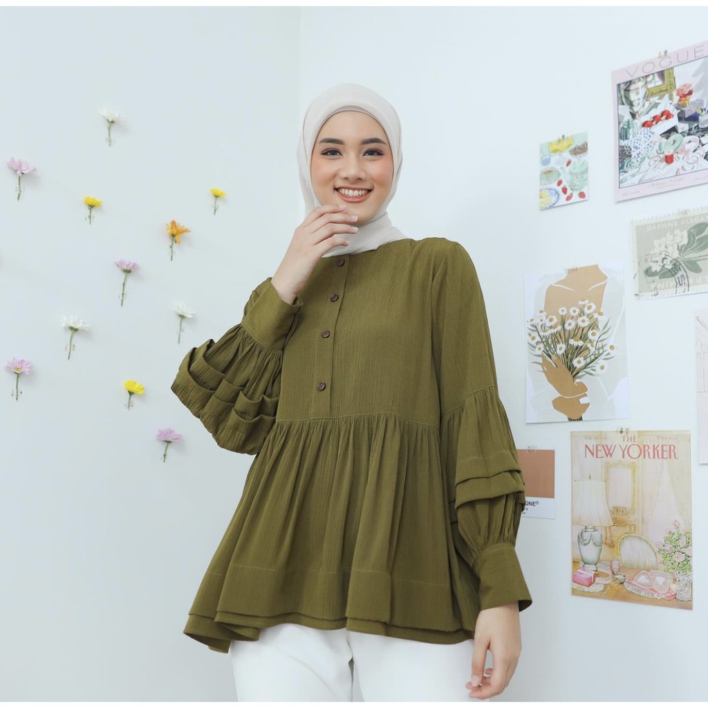 DERBY BLOUSE / ATASAN WANITA /BLOUSE WANITA COD