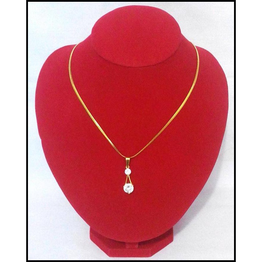 Kalung Titanium Kuning Diamond