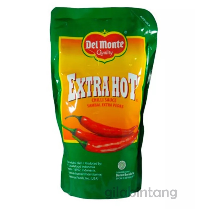 

DELMONTE CHILI SAUCE EXTRA HOT PCH 1kg