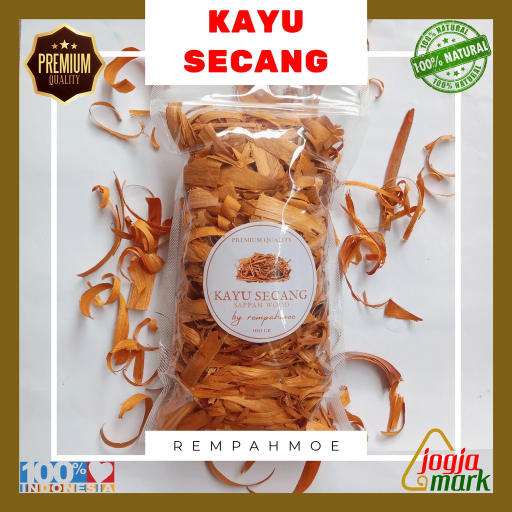 

Kayu SECANG serut PREMIUM QUALITY | Sappan Wood | 100gr | 50gr | Rempah | Wedang Jamu