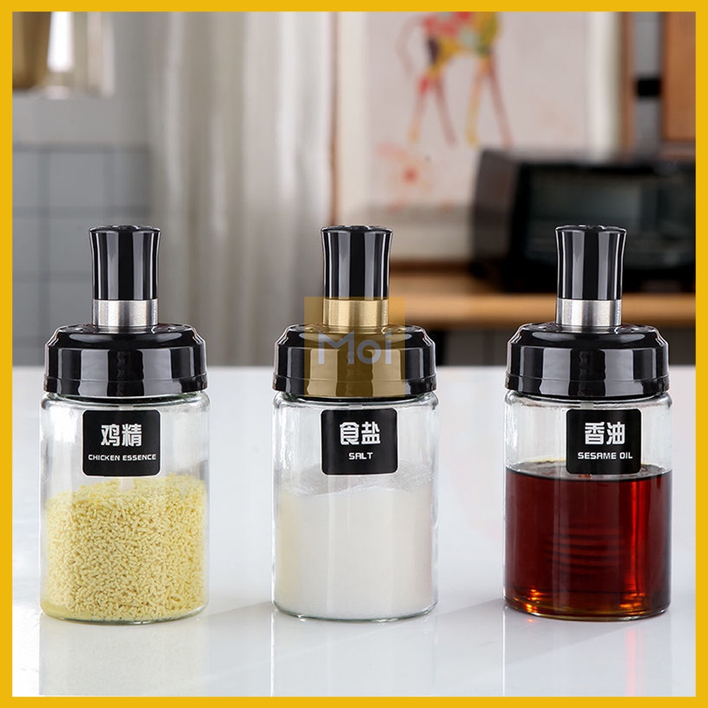 Botol Bumbu Dapur Serbaguna / Wadah Penyimpanan Gula Garam Dapur