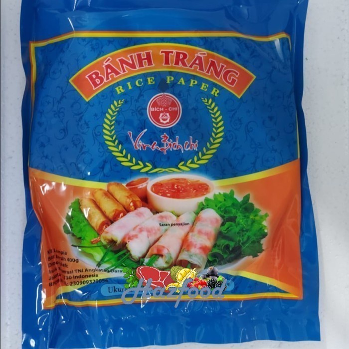 

BANH TRANG RICE PAPER 400 GR || KULIT LUMPIA VIETNAM 1 PAK - 22 cm