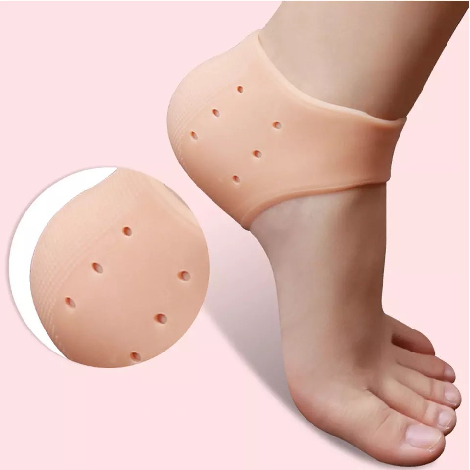 1 Pasang Pelindung Tumit Silicone / Insole Silikon Elastis pt01