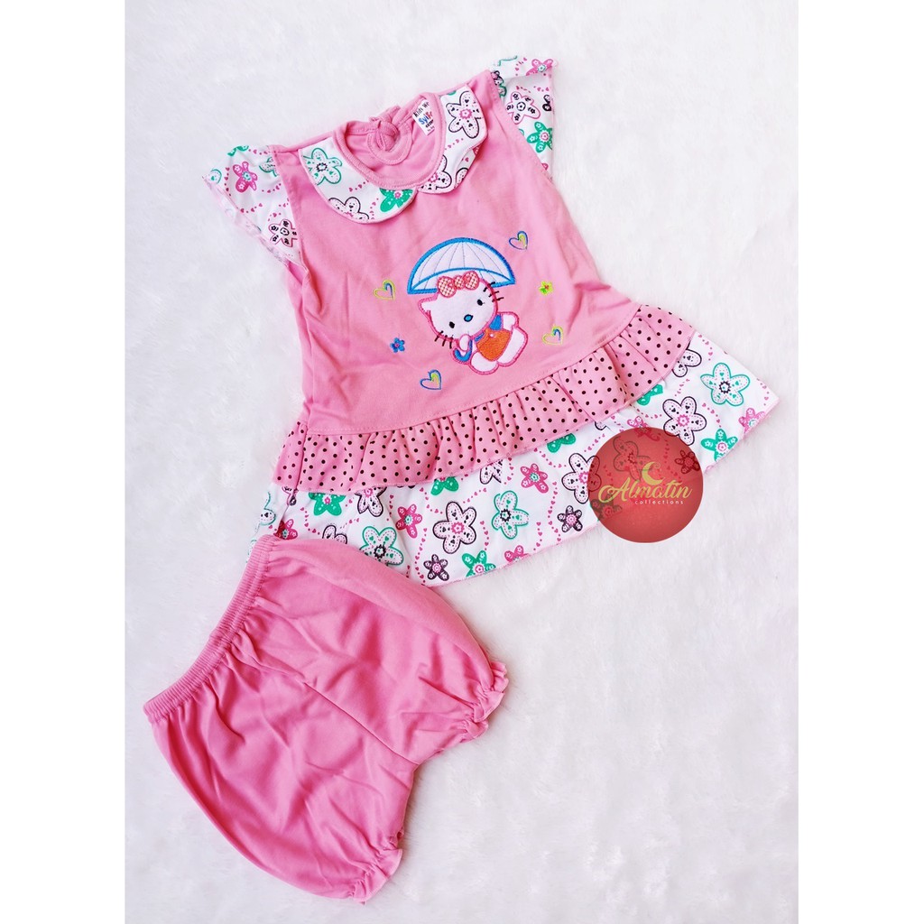 Baju Bayi Model Dress MURAH baby girl (3-18 bulan)