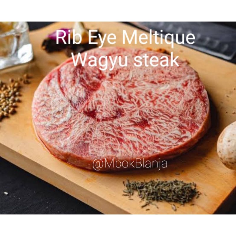 

Termurah! Rib eye meltique premium wagyu steak FAMILY PACK