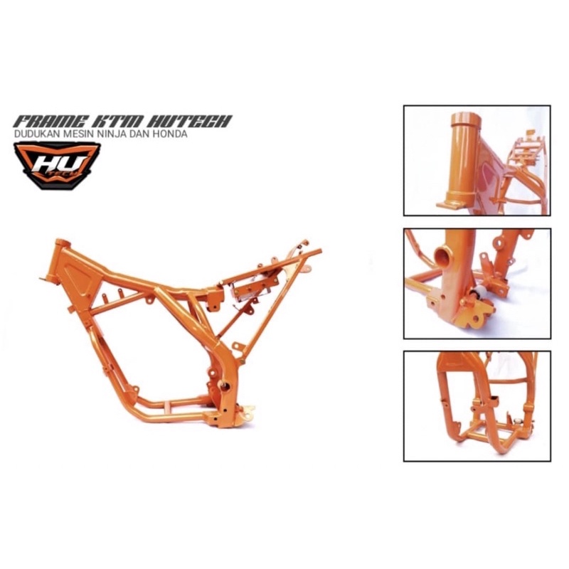 Rangka KTM250 Hutech Pnp mesin ninja150