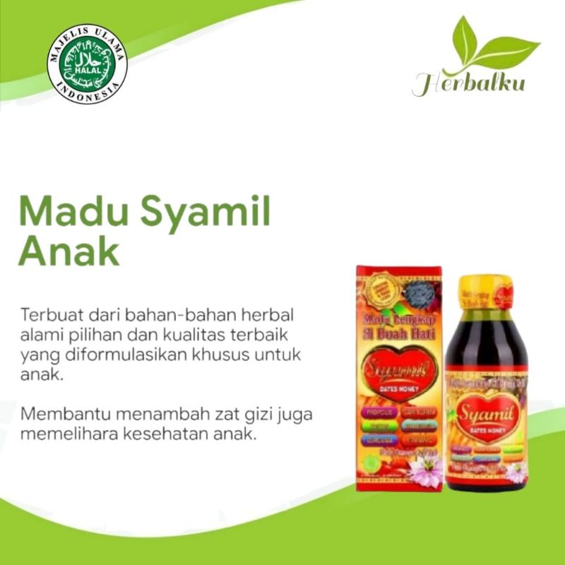 

Madu Syamil Anak madu si buah hati 125ml