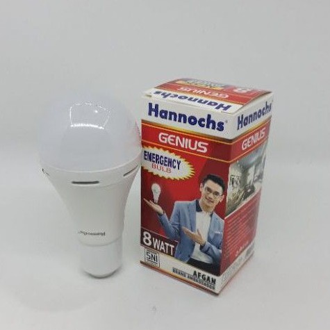 hannochs genius led emergency 8watt/ lampu emergency