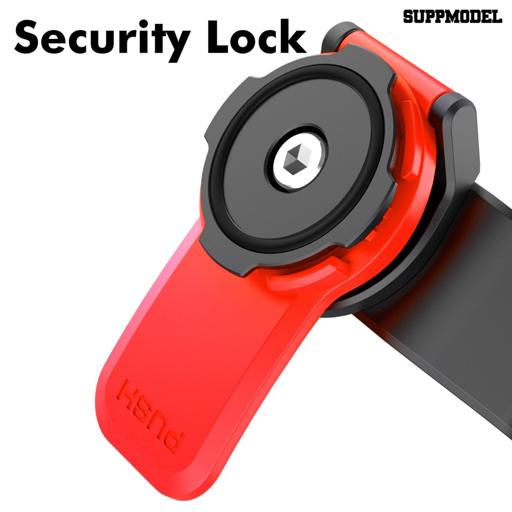 Sdl 1 Set Bracket Holder Handphone Stabil Bahan ABS Shockproof Untuk Sepeda