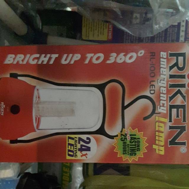 Lampu emergency riken lamp bohlam alat penerang energi lampu listrik DISKON4