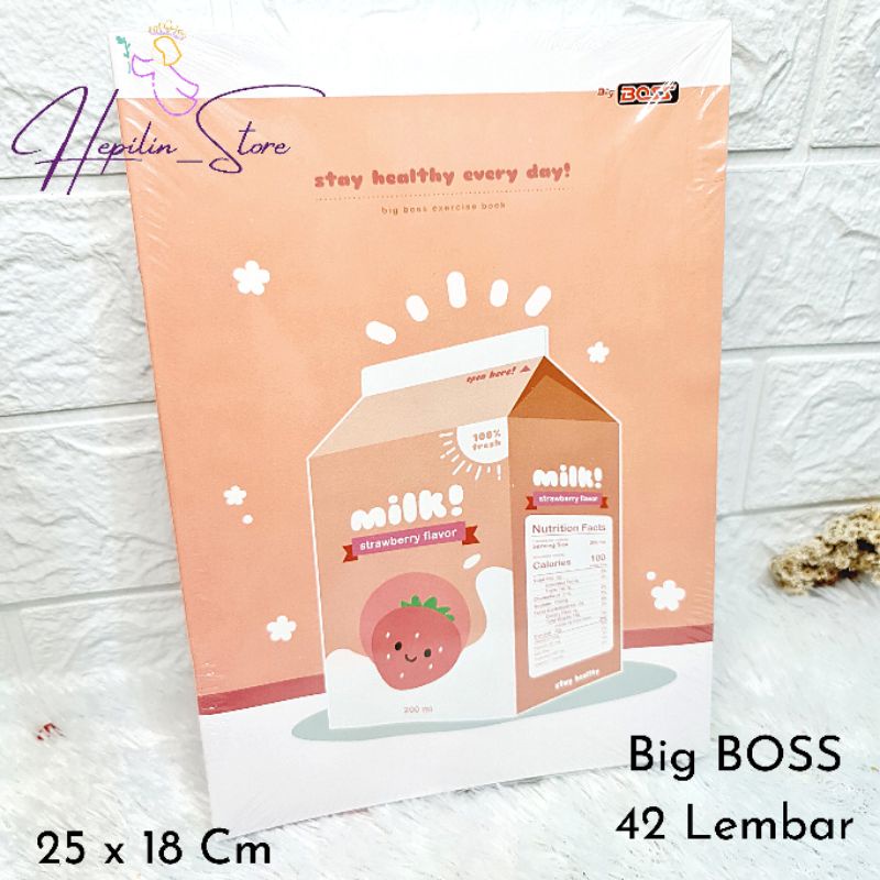 

Buku Tulis Garis BIG BOSS 42 lembar Eceran / Buku Tulid Besar Big BOSS ORIGINAL 100%