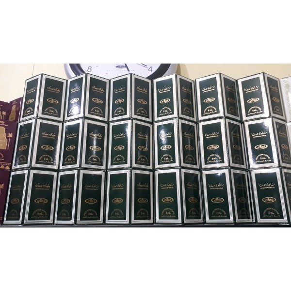 Minyak wangi or parfume Al Rehab 6ml isi 6 botol Aroma SAAT SAFA