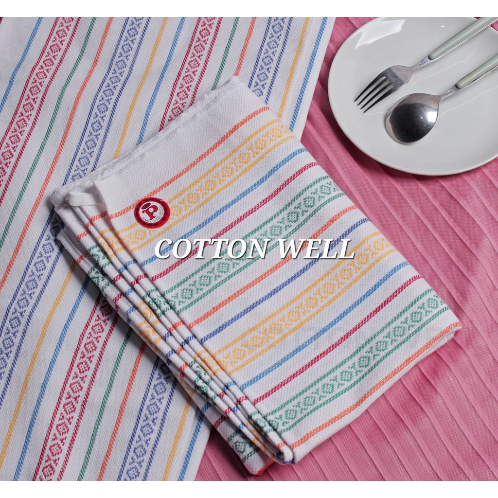 Serbet Pf Jumbo 60Cm X 60Cm Besar Serap Air Lap Dapur Tutup Piring Lap Serbaguna Pf324 Kitchen Towel