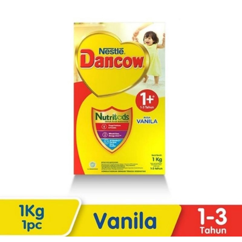 susu Dancow 1+ Vanilla 1kg – Susu Pertumbuhan Anak 1–3 Tahun