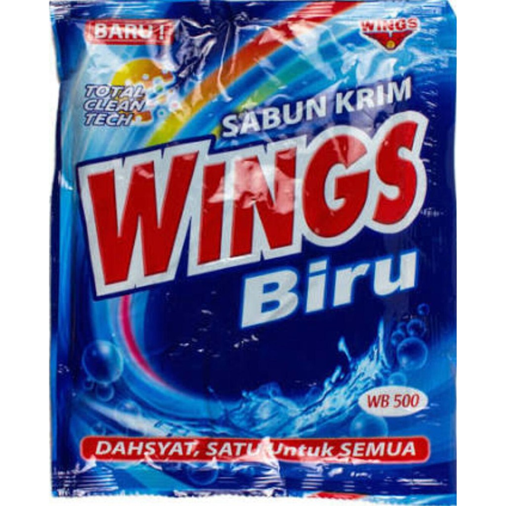 Wings Sabun Krim Biru 350k 93 gr
