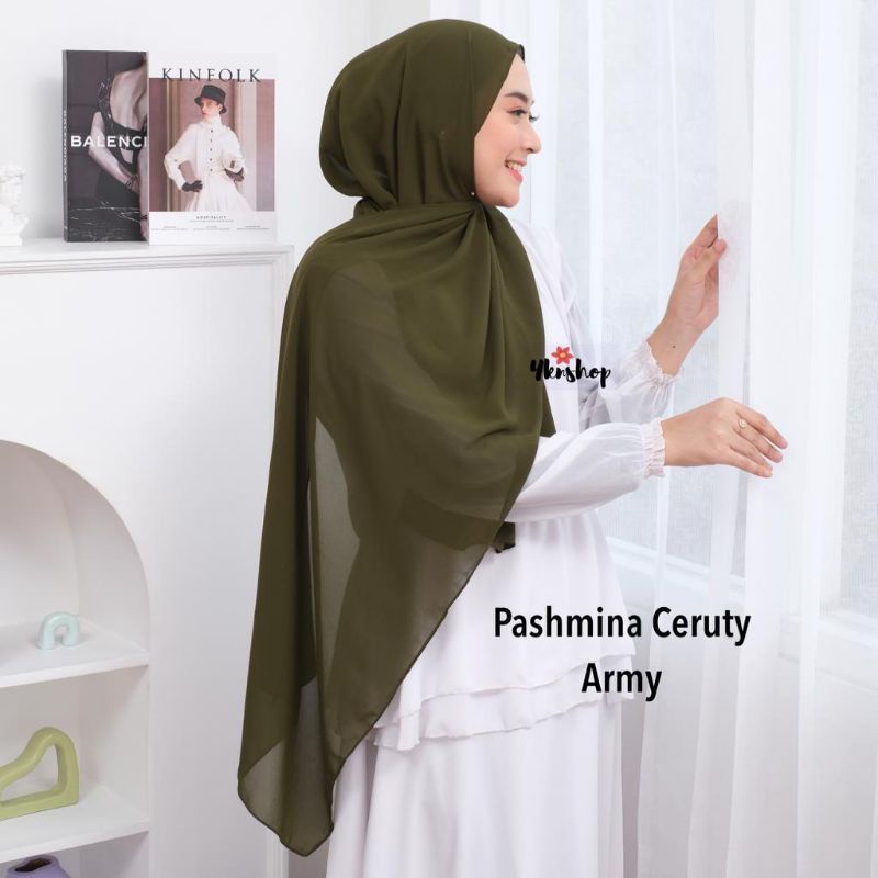 Pashmina Ceruty Babydol/Pashmina Ceruty