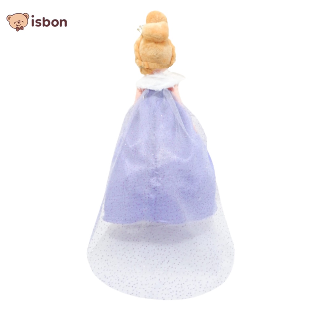 Boneka princess mona mainan anak cewek puteri dress purple baju ungu plush doll anna figure cartoon istana boneka