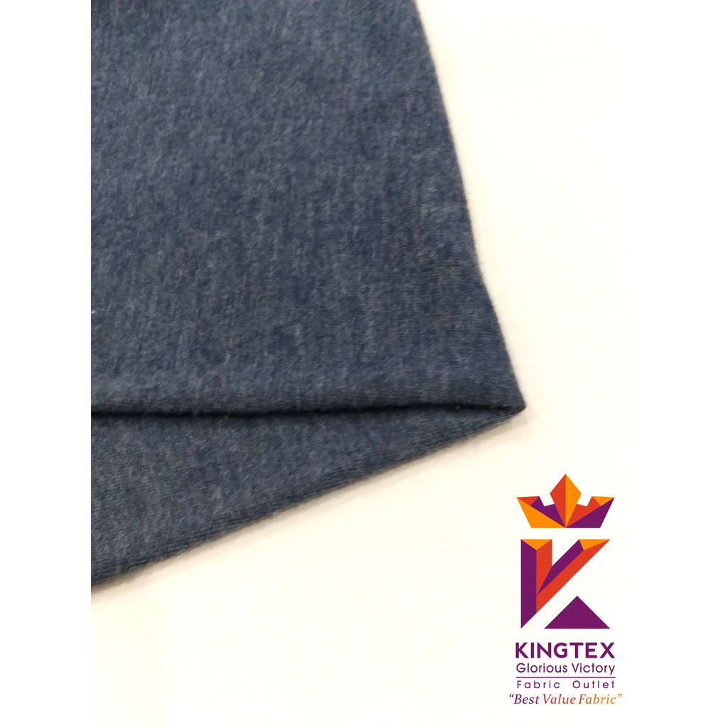 Cvc 30s Biru Twotone Kain Kiloan Bahan Kaos Kingtexfo Shopee Indonesia
