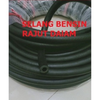Selang Bensin Rajut Dalam Ukuran  5/16 inchi , 1/4 inc harga 1 meter