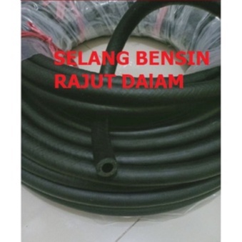 Selang Bensin Rajut Dalam Ukuran  5/16 inchi , 1/4 inc harga 1 meter