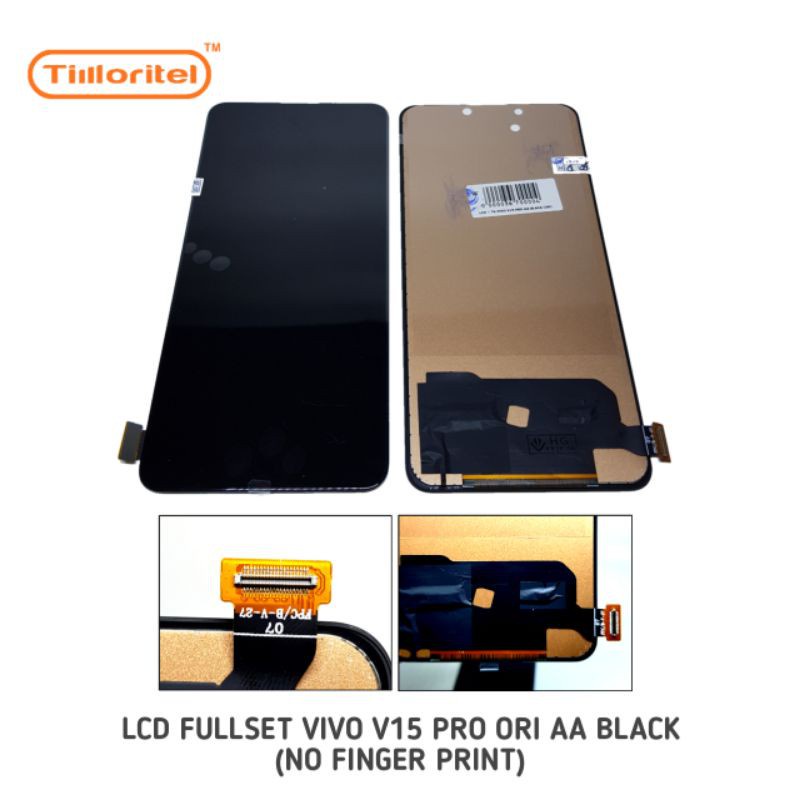 LCD FULLSET VIVO V15 PRO BLACK AA - No Fingerprint