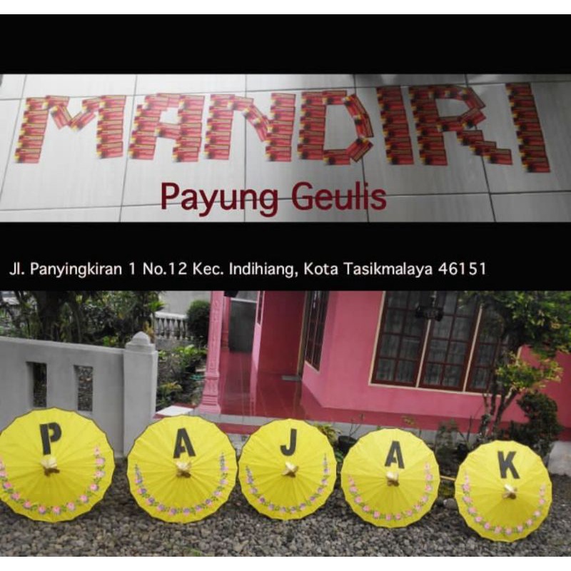 Payung Geulis Custom nama